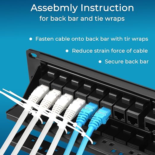 Rapink Patch Panel 48 Port Cat6A - Image 6