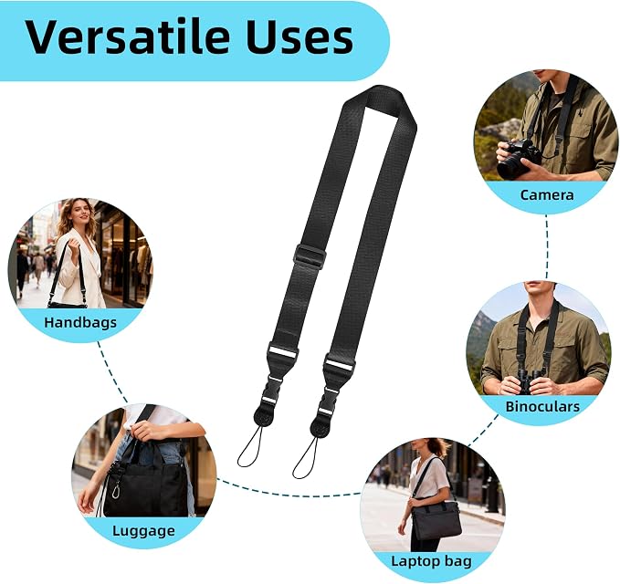 2 Pack Adjustable Shoulder Strap:Comfortable - Image 8