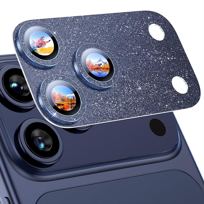 Uyiton Compatible with iPhone 17 Pro Camera Lens Protector Bling by Uyiton