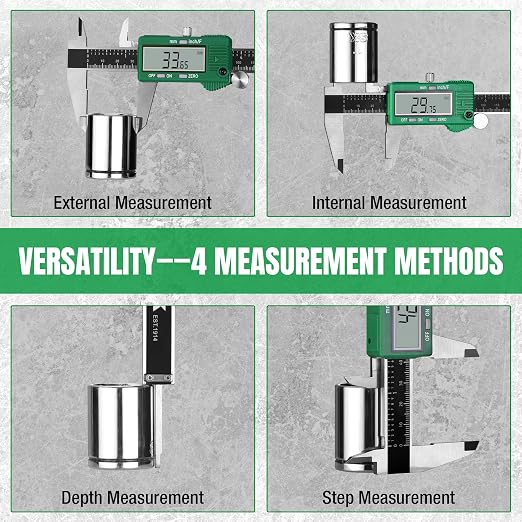 SK 6-Inch Digital Calipers, Vernier Caliper - Image 5