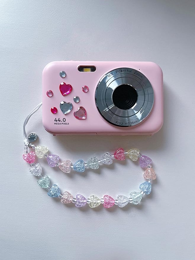 Drawwind Phone Charm Beaded Wristlet Strap Universal Cell Phone Lanyard Cute - Image 4