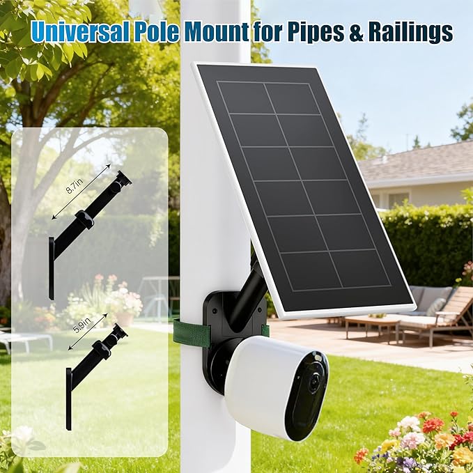 2-in-1 Wall and Pole Mount for Ring Cameras | Compatible - Image 6