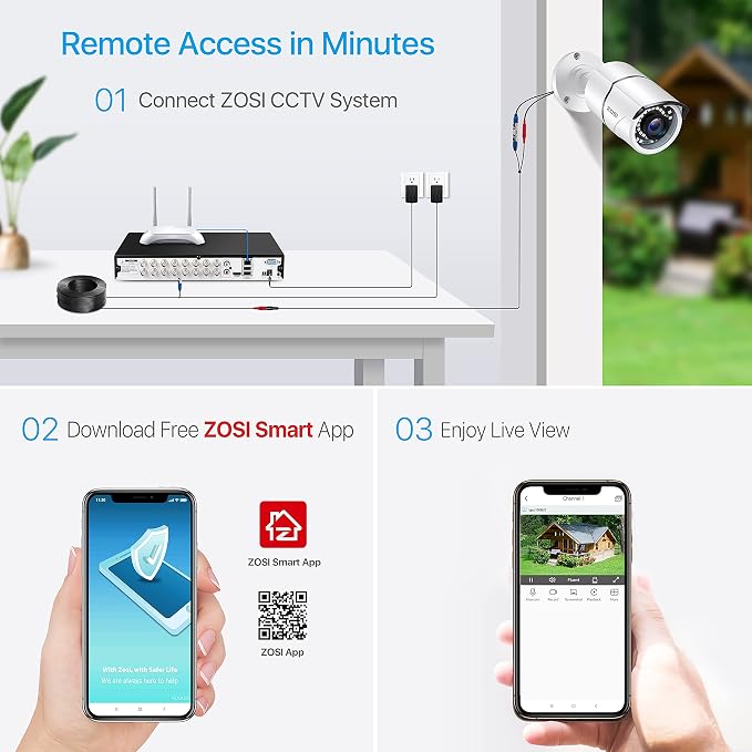 ZOSI H.265+ 1080p 16 Channel Security Camera System - Image 6