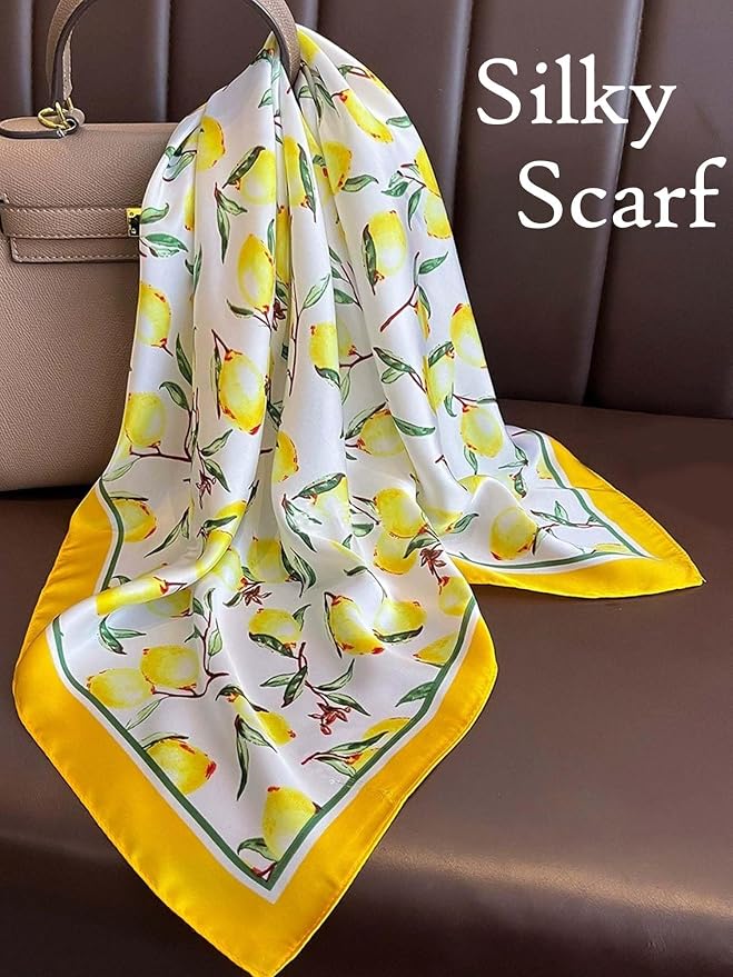 Silky Scarf for Women Lightweight Satin Bandanas Neck Hair Wrap For Sleeping - Image 6