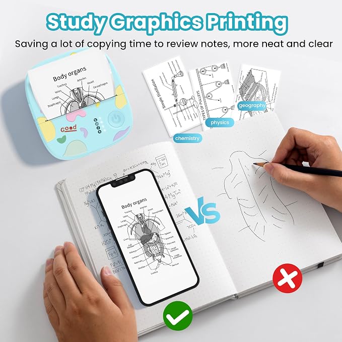 Mini Sticker Printer AHM2, Mini Thermal Printer - Image 4