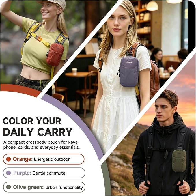 AMBITFUL Compact Sports Camera Bag, Shoulder Strap Storage Case, 3.94 x 1.57 x - Image 2