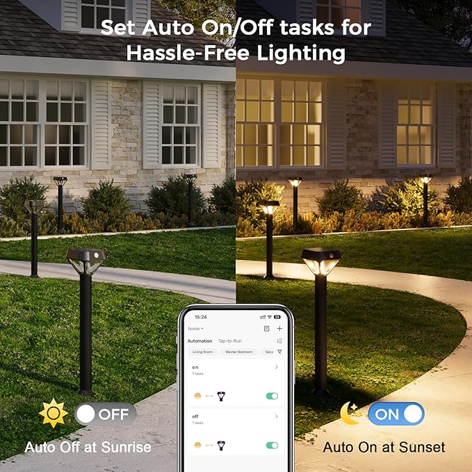 XMCOSY+ Smart Solar Pathway Lights, 150LM Motion Sensor Outdoor Lights - Image 5