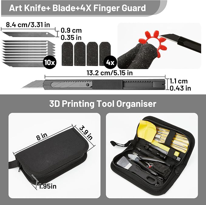 3D Printer Tools Kit Essential, Basic Tool Kit Accessories, 3D Printer - Image 6