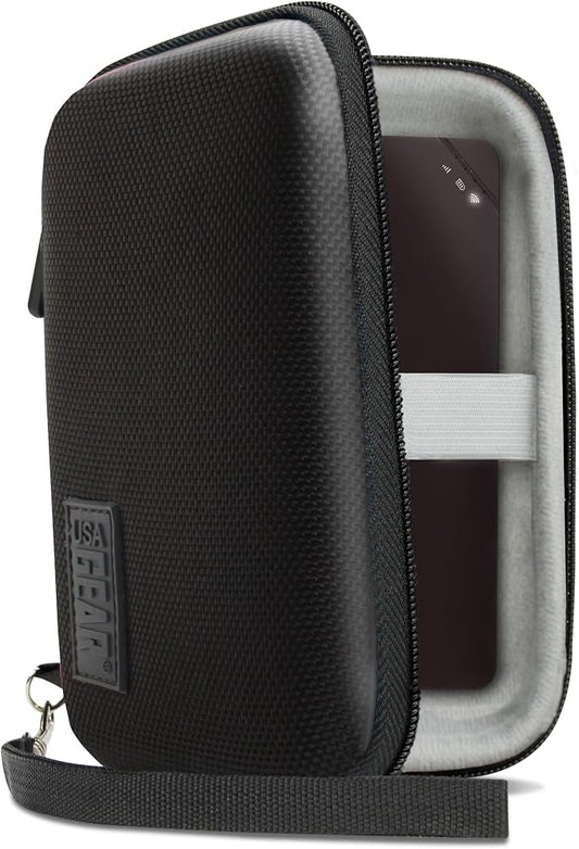 USA Gear Hotspot Carrying Case Fits Solis Edge, Orbic RC400L, AT&T Turbo 3 by USAGEAR