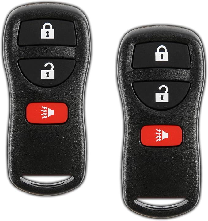 2X KeylessOption Key Fob for 2002 2003 2004 2005 2006 2007 2008 2009 2010 2011 by KeylessOption