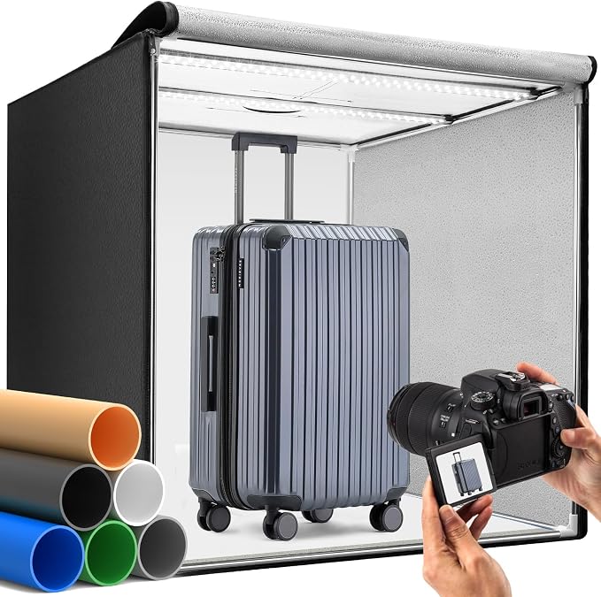 DUCLUS Photo Light Box 24x24 inch, Portable Shooting Tent Kit, Professional by DUCLUS
