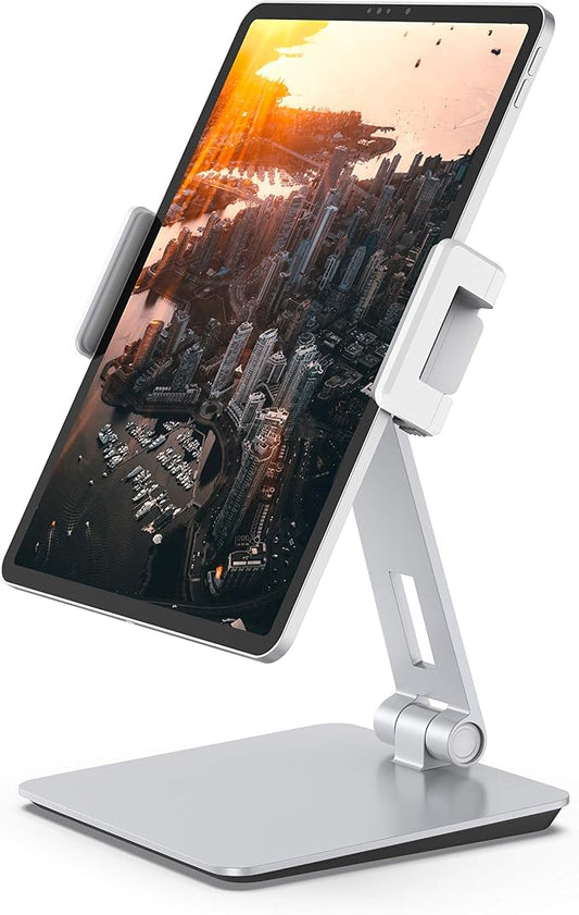 Maxonar Tablet Stand for Desk, 360° Adjustable Aluminum Alloy Swivel iPad by Maxonar