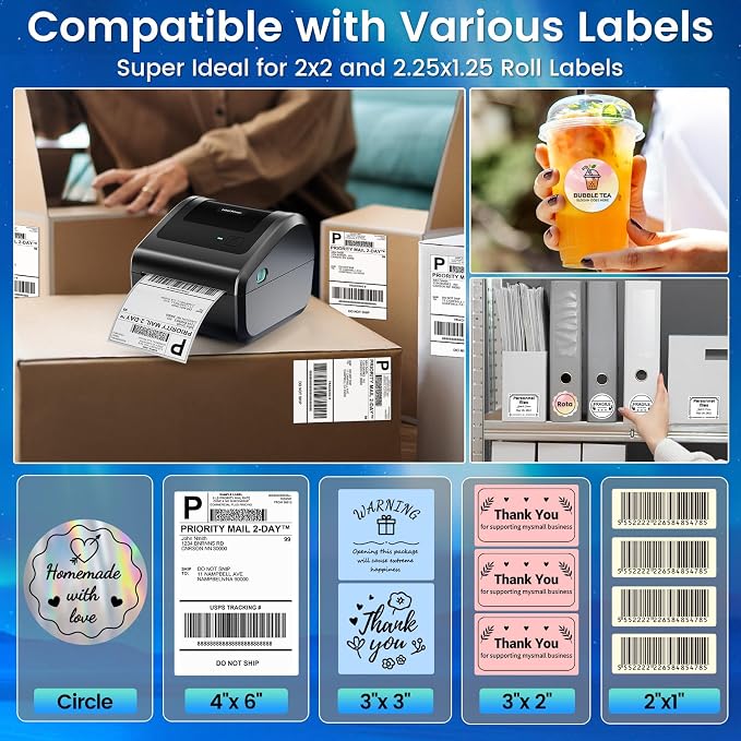 Bluetooth Shipping Label Printer - Image 8
