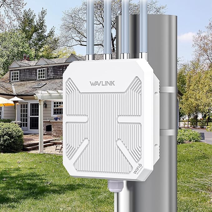 WAVLINK AX3000 Outdoor WiFi 6 Extender Long Range, Outdoor Wireless Access Point by WAVLINK%C2%AE