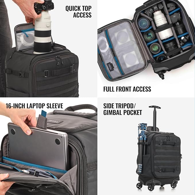 Tenba Axis v2 28L Rolling Camera Backpack - Image 5