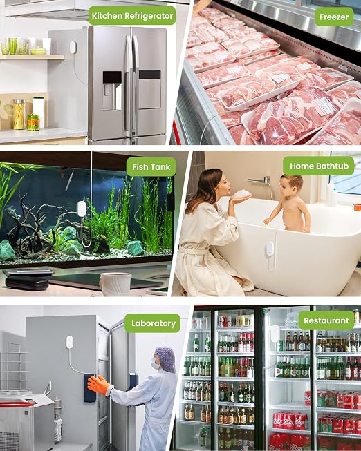 MOCREO WiFi Thermometer Freezer Alarm, Email Alert, App Notification, Data - Image 9