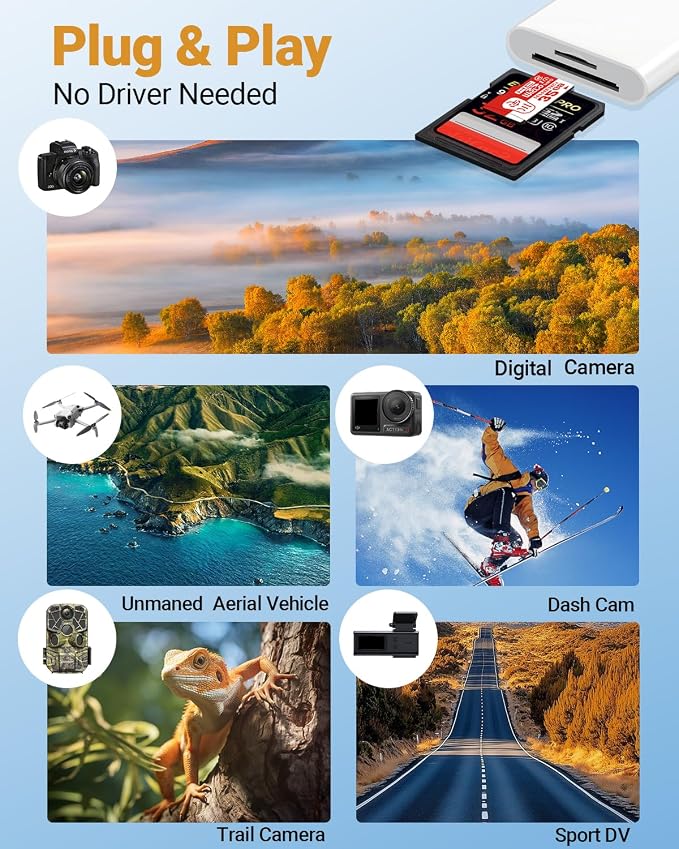 SD Card Reader with Dual Card Slots - Image 5