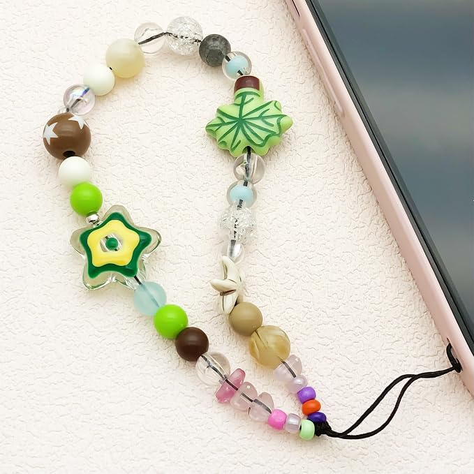 Beaded Camera Wrist Strap Cute Digital Camera Charm Lanyard Phone Chain - Image 3