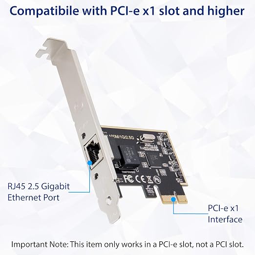 2.5 Gigabit Ethernet PCI Express PCI-E Network Interface Card 10/100/1000/25000 - Image 6