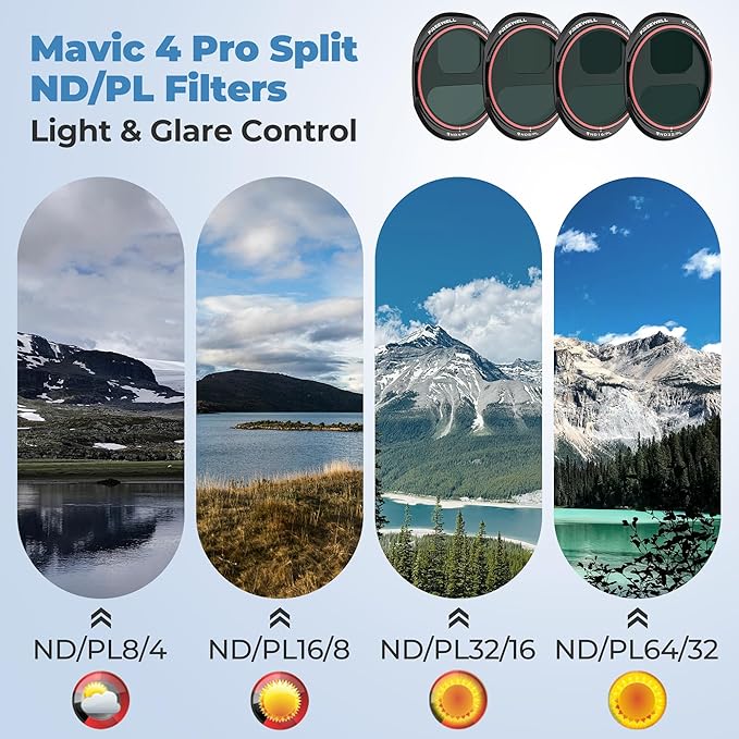 Freewell Bright Day 4-Pack ND/PL Filters - Image 5