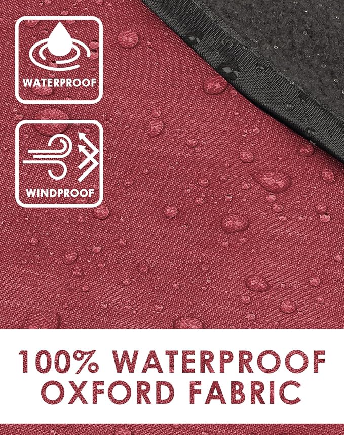 DUKUSEEK Stadium Blanket for Outdoor Sports, Waterproof Hooded Blankets for - Image 9