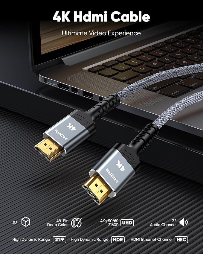 Highwings 4K HDMI Cable 5FT/1.5m - Image 4