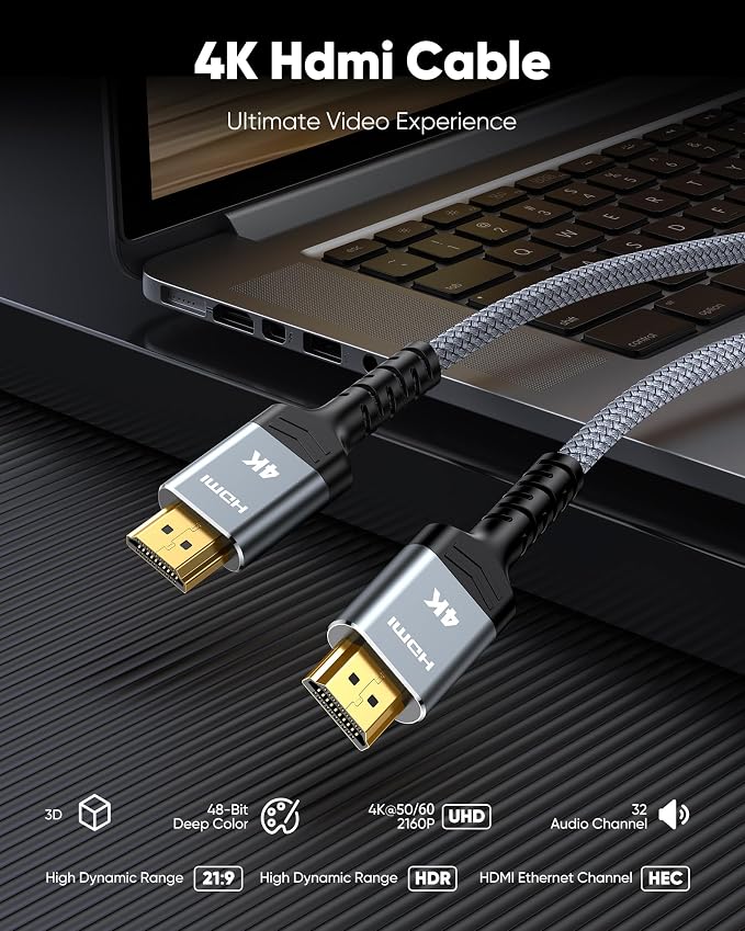 Highwings 4K Fiber Optic HDMI Cable 150FT Long - Image 6