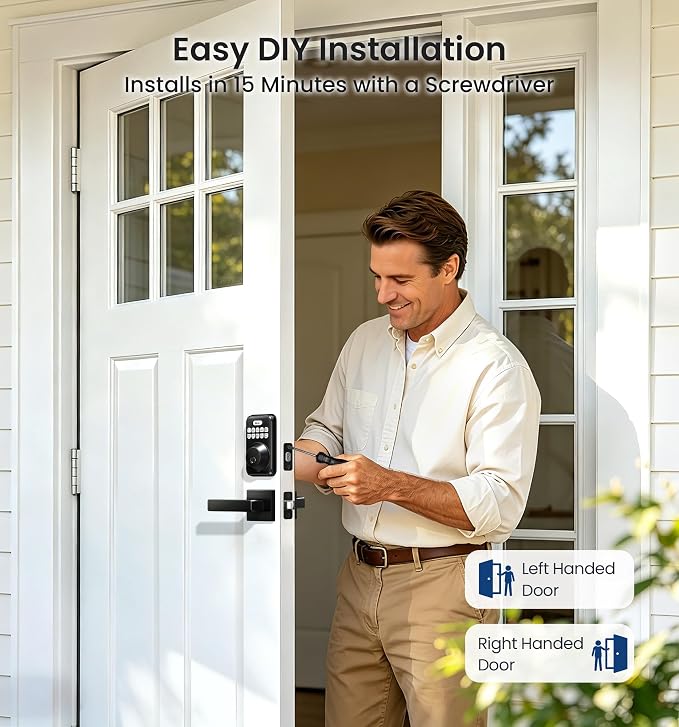 Veise Keyless Entry Door Lock - Image 11