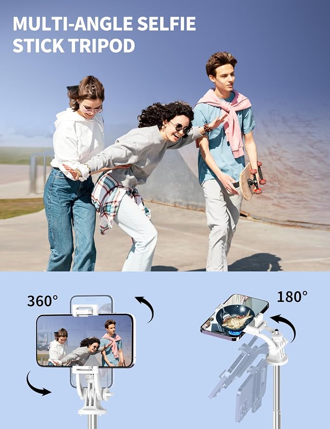 71" Selfie Stick, Smartphone Tripod Stand All-in-1 - Image 5