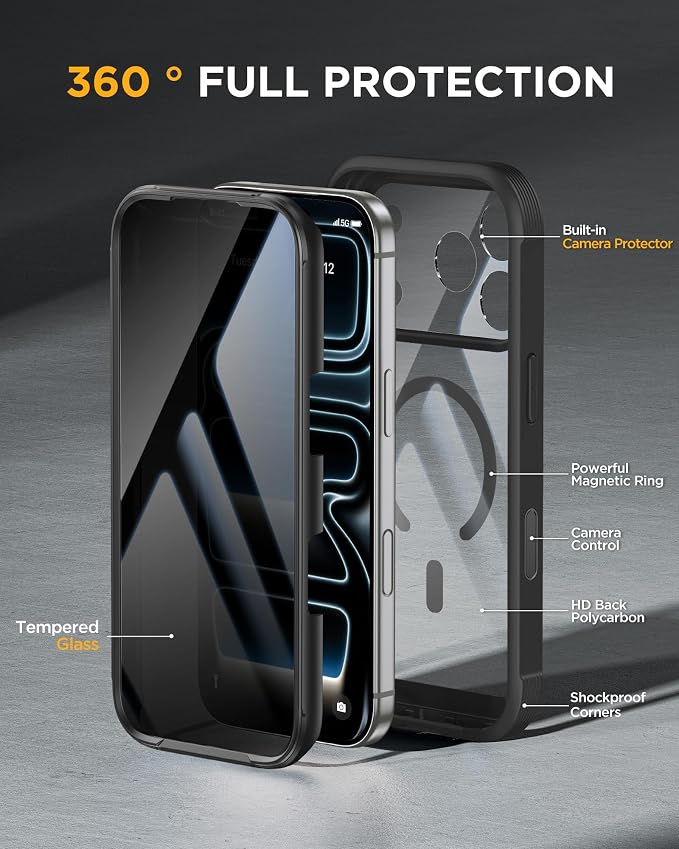 Miracase Magnetic for iPhone 17 Pro Max Case - Image 3