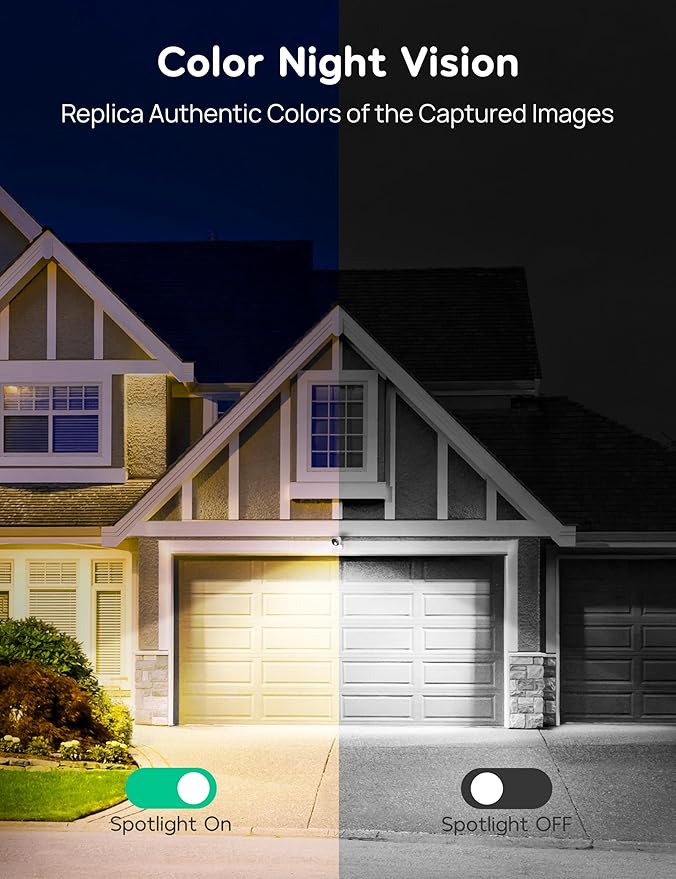 winees Security Cameras Outdoor, Wired 2K Wi-Fi Cameras - Image 2