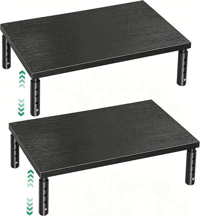 OPNICE Desk Organizers and Accessories, Adjustable Computer Monitor Stand Riser by OPNICE