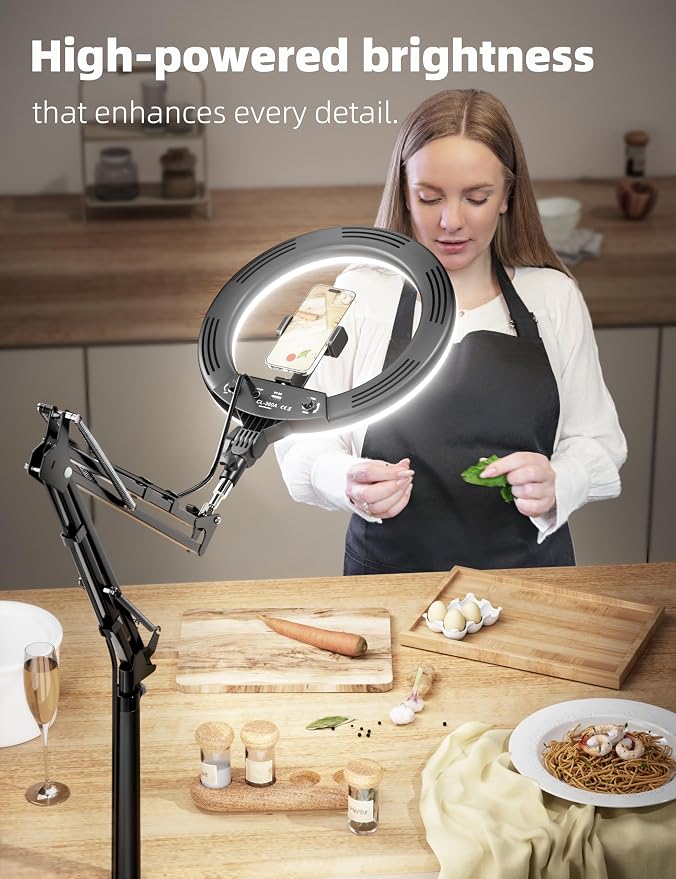 Ring Light Overhead Phone Mount, CRI Max 96 Professional - Image 2