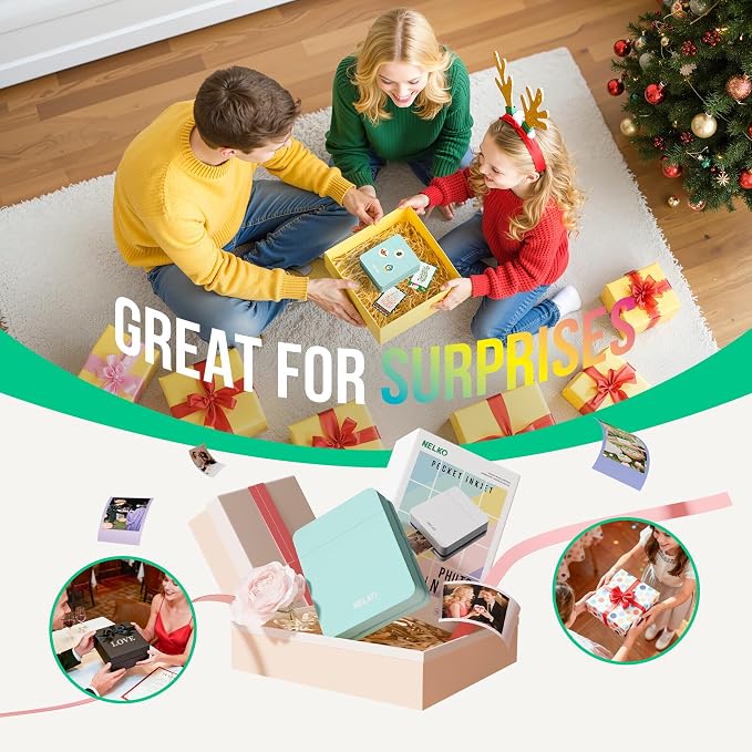 Nelko Photo Printer, 2x3 Portable Wireless Smartphone Printer, PP01 Mini Color - Image 6