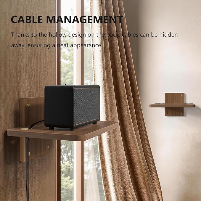 WALI Floating TV Shelf, 1 Tier Projector Shelf - Image 4