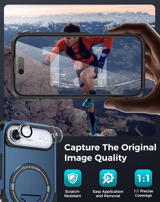 Goton for iPhone Air Case with Privacy Tempered Glass Screen Protector & Camera - Image 7