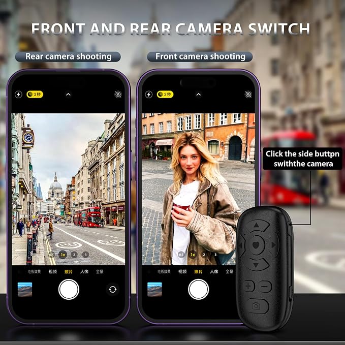 Wireless Camera Remote Control for iPhone & Android, TikTok Scrolling Remote - Image 3