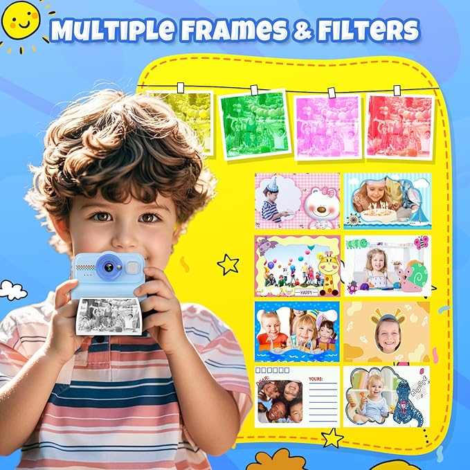 HiMont Kids Camera Instant Print, 1080P HD Instant Print Camera - Image 5