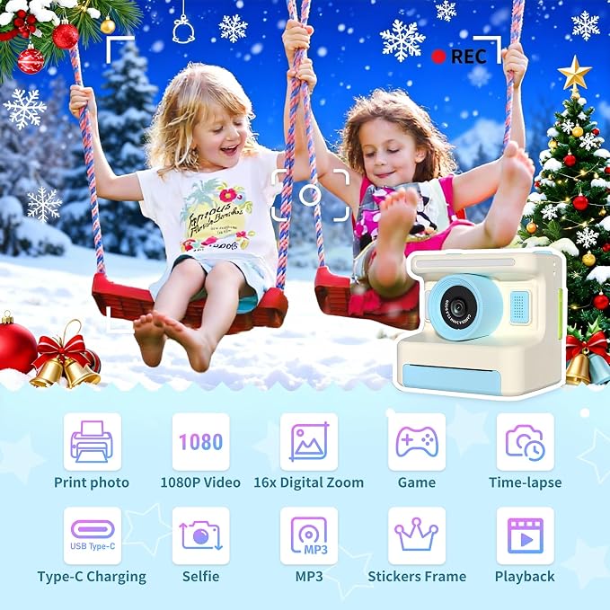 Kids Camera Instant Print, Instant Print Camera - Image 2