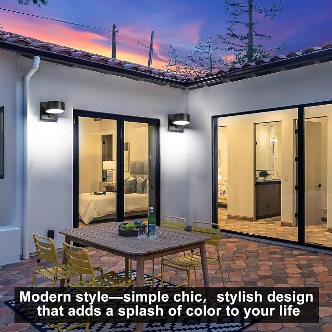 Motion Sensor Outdoor Lights, Aluminum Outdoor Wall Sconce, LED Porch Lights - Image 8