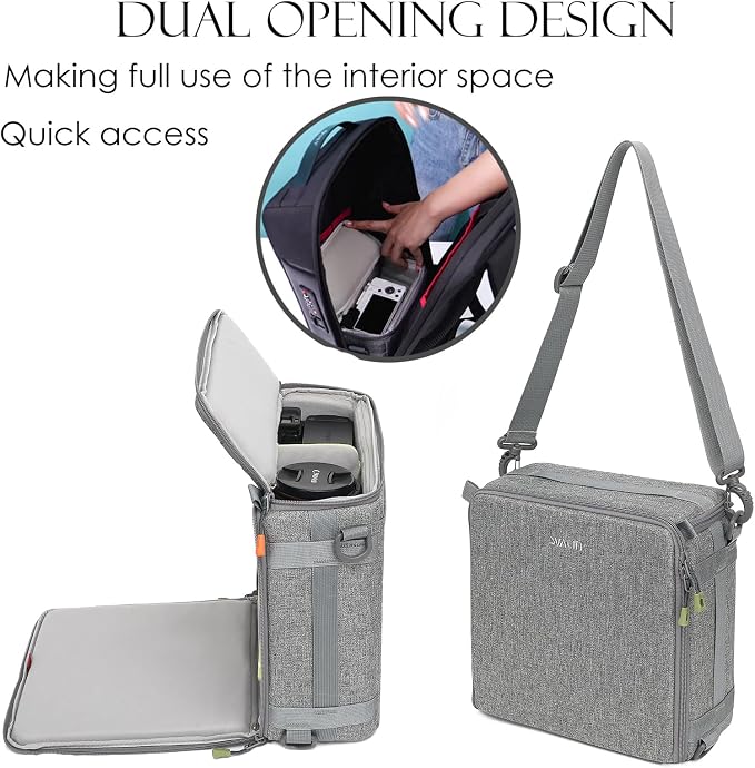Camera Insert Bag, Shockproof &Pressure-proof Dual Opening Padded Camera Lens - Image 2