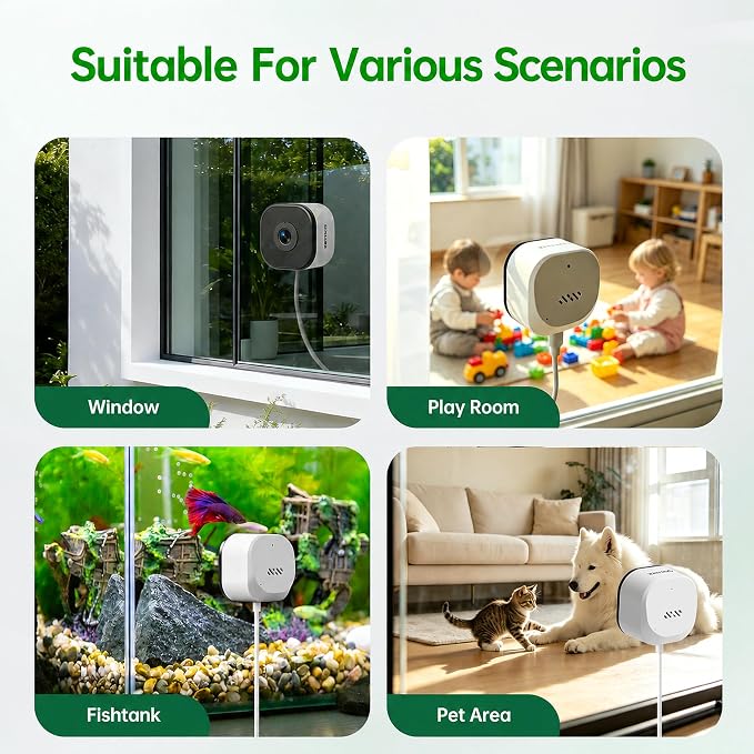 2K Window Camera, 5Ghz & 2.4Ghz WiFi Security Camera - Image 8