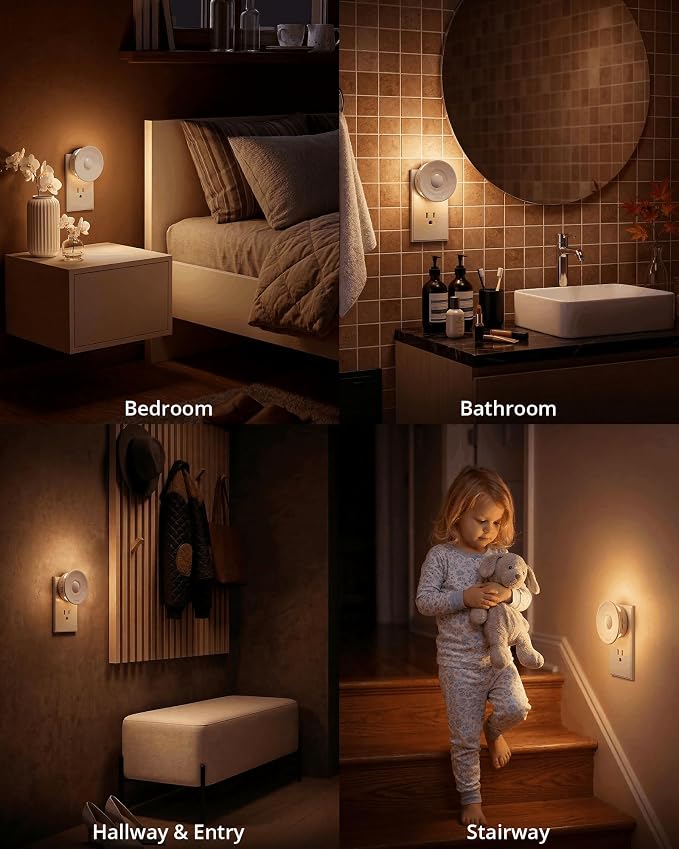 Lyridz Plug-in Backlit Motion Sensor Night Light - Image 8