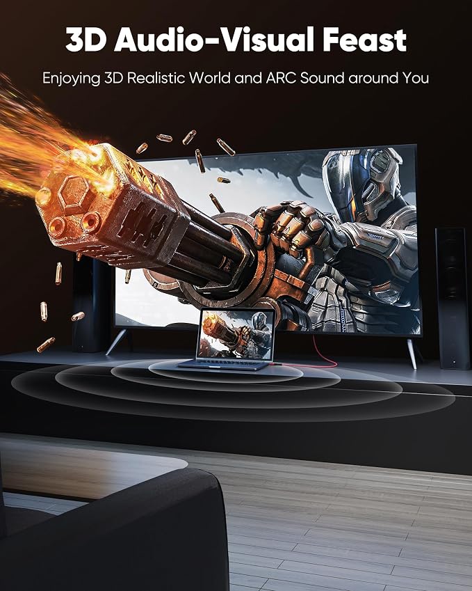 Highwings 4K HDMI 2.0 Cable 3.3FT/1m - Image 7