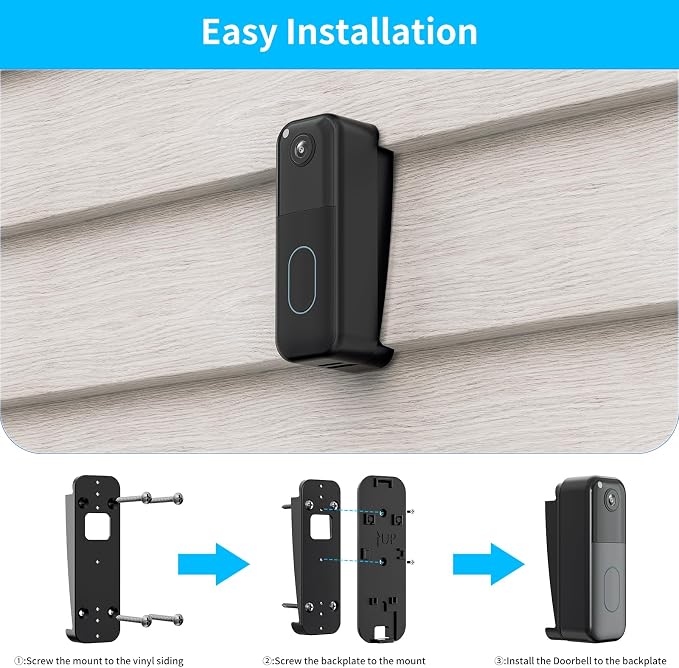 Blink Doorbell Vinyl Siding Mount, Compatible - Image 6