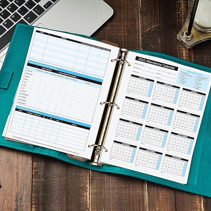 2026 Attendance Calendar Work Tracker Attendance Calendar Cards - Image 6