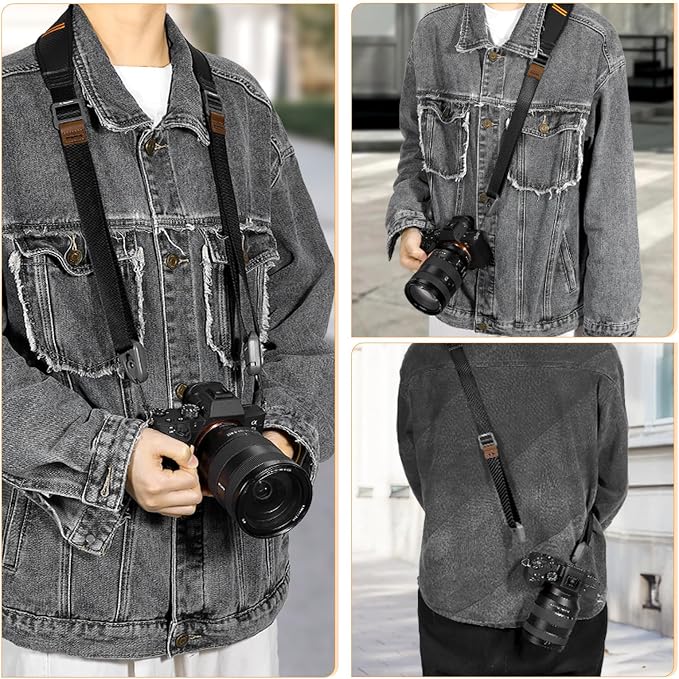 Camera Shoulder Strap Quick Release and Connection Wide Camera Neck Straps Long - Image 7