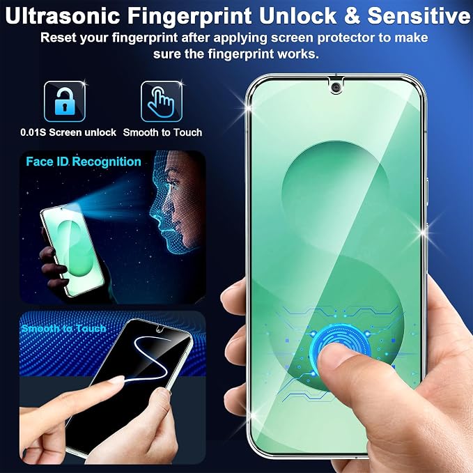 firtstnow 3 Pack for Samsung Galaxy S26 Plus Screen Protector Tempered Glass + - Image 7