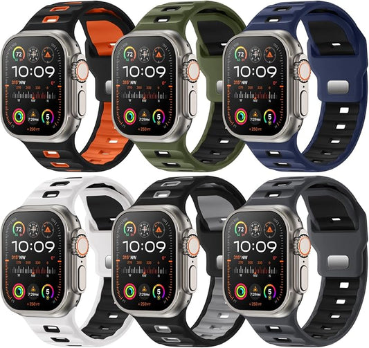 Sport Bands 6-Pack Compatible by Adorique
