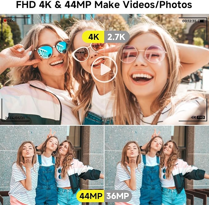 Digital Camera, FHD 4K Compact Cameras - Image 2